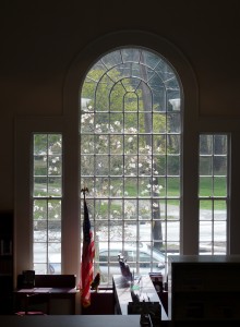 Lynnfield Library palladian window