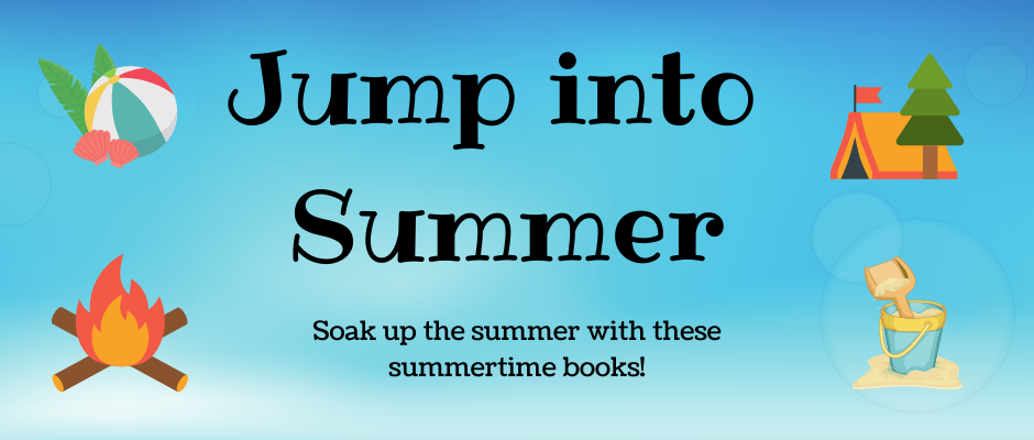 Banner image that says "Jump into Summer"